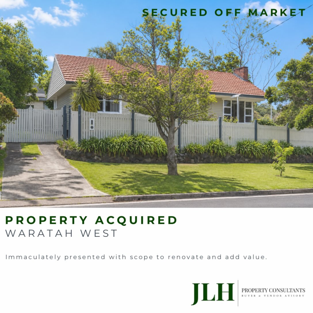 ✅ Property Acquired | Waratah West

📝 The Brief:

Buying from out of the area without knowing the Newcastle market, our client wanted local guidance to secure a property with a budget under $950k.

The goal was a strong investment in the short term, with the view to becoming their own home in the future and room to add value over the long term.

🏡 The Win:

We secured this beautifully presented home pre-market, bringing together strong rental returns, excellent tenants and the flexibility to suit our client’s future plans.

▫️ Secured pre-market and within their budget.
▫️ Strong rental return from day one
▫️ Existing tenants who maintain the home immaculately
▫️ Room to renovate and add value over the long term
▫️ A future home for our client when the time is right

🏡 A fantastic result, providing income now, future upside and a place to call home down the track

A big thank you to @davelanerealestate, the team at @lanecamposproperty, and Tara Wasley of @tarajaneconveyancing for your professionalism throughout this transaction… 🙌🏼

#propertyacquired #waratahwest #buyersagent #investmentproperty #yourpartnerinproperty